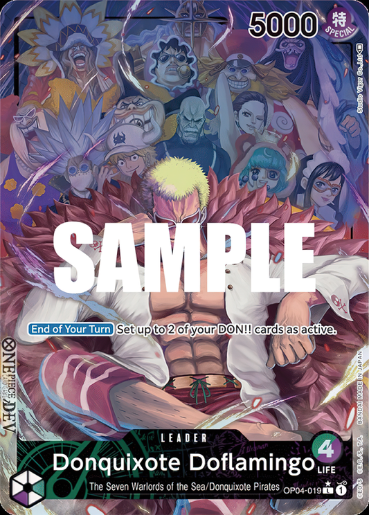 Donquixote Doflamingo OP04-019 | (L) - Alternate Art – One Piece TCG